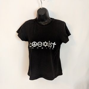 Anvil Tops - Coexist Imagine vintage T Shirt Anvil Tops - Coexist Imagine vintage T Shirt